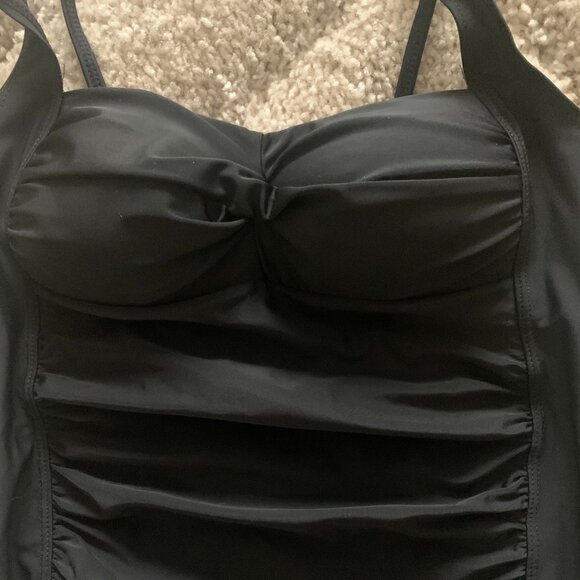 Black Tankini Top/Bathing Suit Size Small (Brand New) - Picture 3 of 4